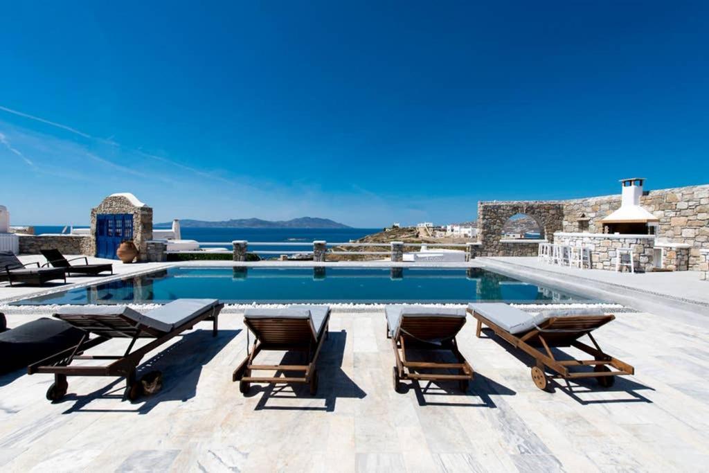 Villa Orion Mykonos - Magnificent Sea View Mykonos Town Exterior foto