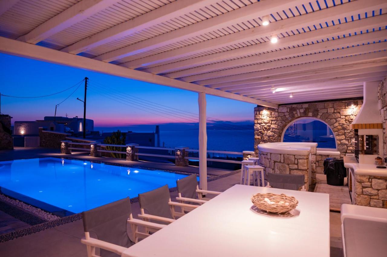 Villa Orion Mykonos - Magnificent Sea View Mykonos Town Exterior foto