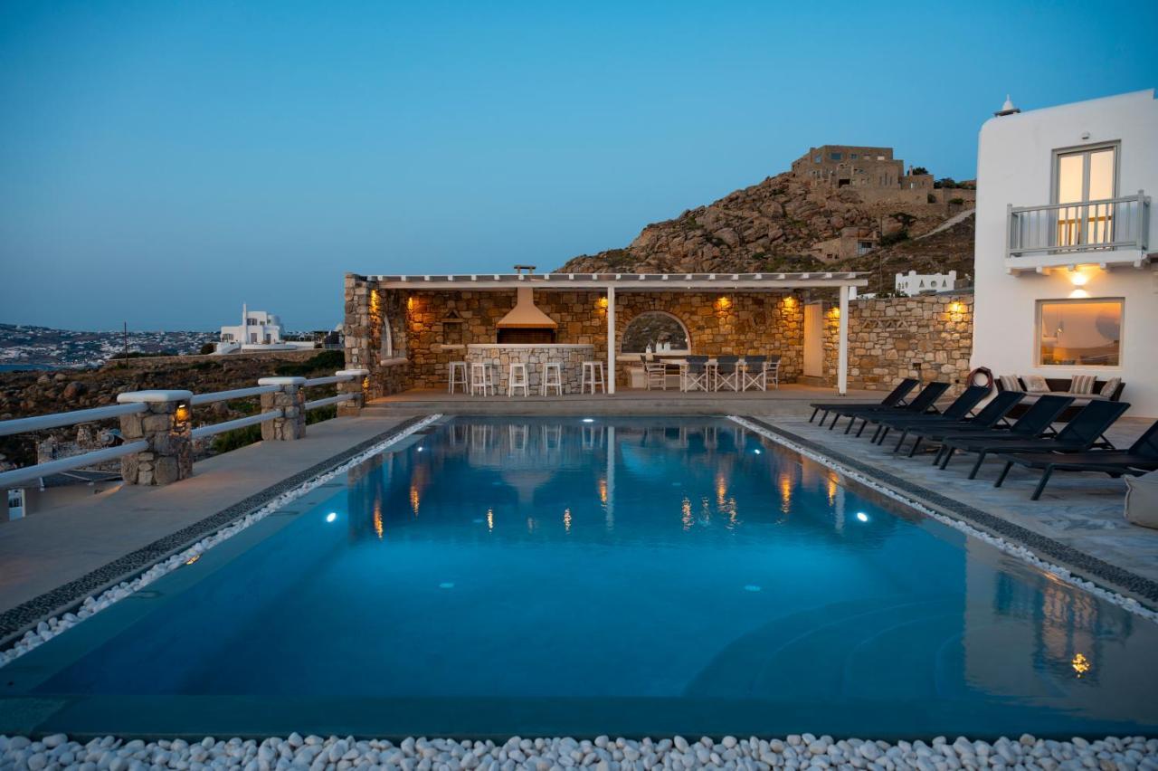 Villa Orion Mykonos - Magnificent Sea View Mykonos Town Exterior foto
